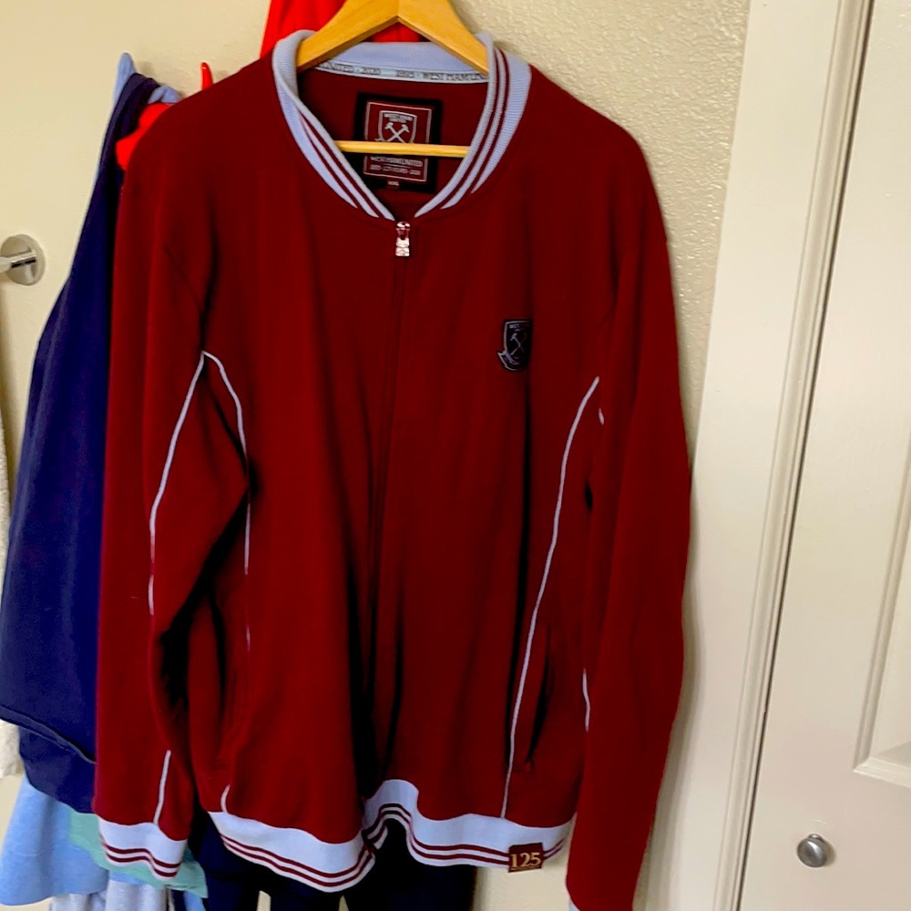 West Ham United throw back track jacket XXL